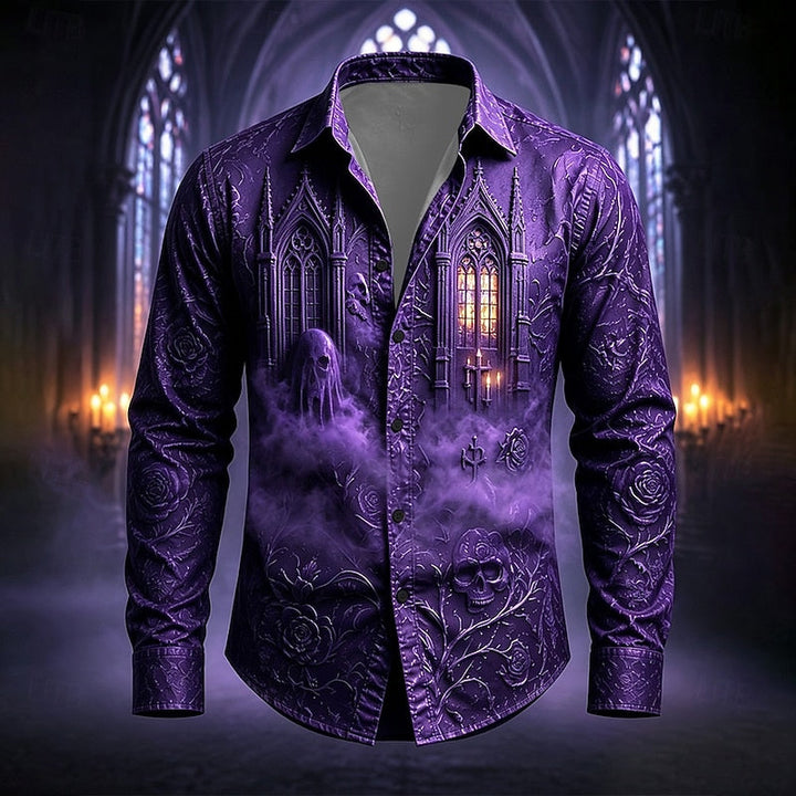Victor | Gothic Halloween Statement Shirt