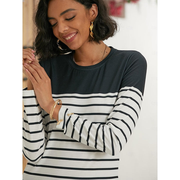 Constance | Striped Long Sleeve Top