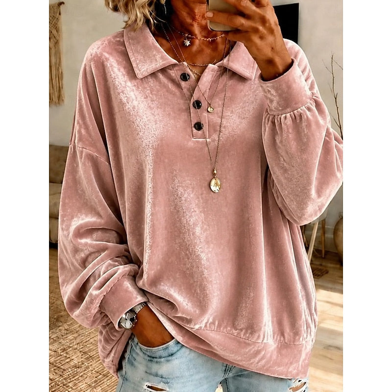 Darcy | Relaxed Collared Pullover