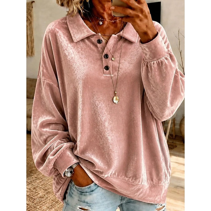 Darcy | Relaxed Collared Pullover