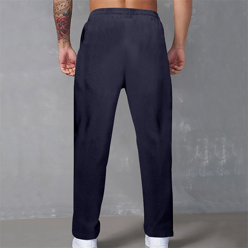 Crosby | Relaxed Ribbed Trousers