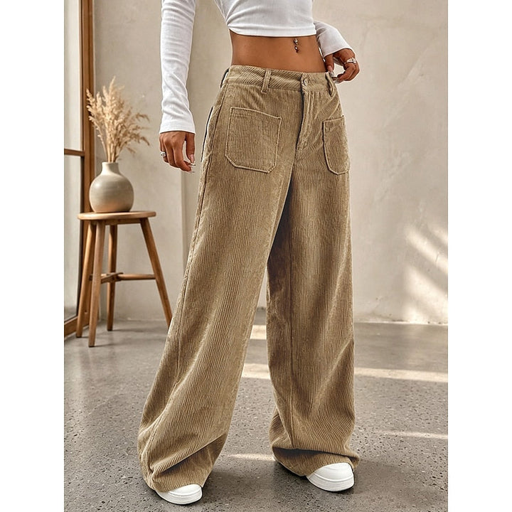 Selene | High-Waist Wide-Leg Trousers