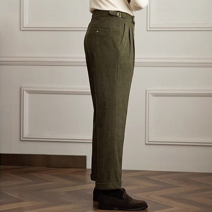 Merrick | Pleated Gurkha Trousers