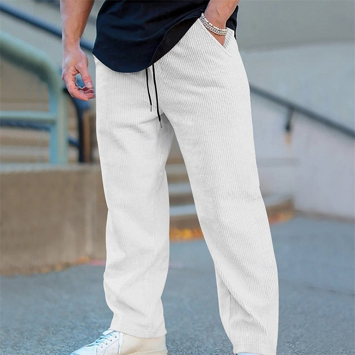 Crosby | Relaxed Ribbed Trousers