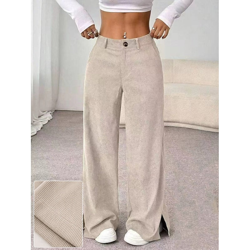 Rebecca | High-Waist Wide-Leg Trousers