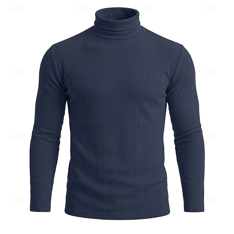 Rowan | Textured Turtleneck