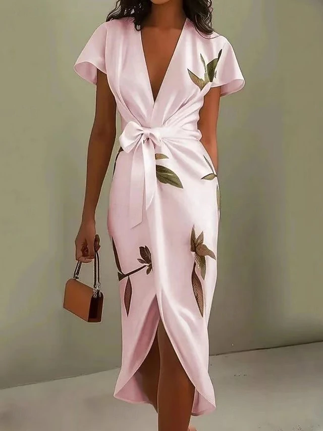 Vera | Wrap-Front Midi Dress