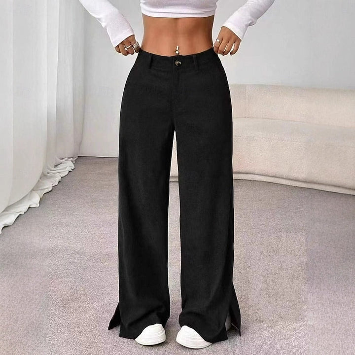 Rebecca | High-Waist Wide-Leg Trousers