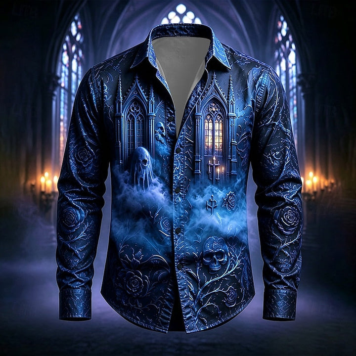 Victor | Gothic Halloween Statement Shirt