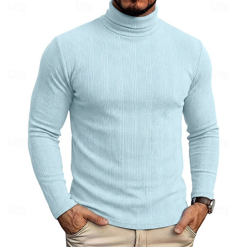 Rowan | Textured Turtleneck