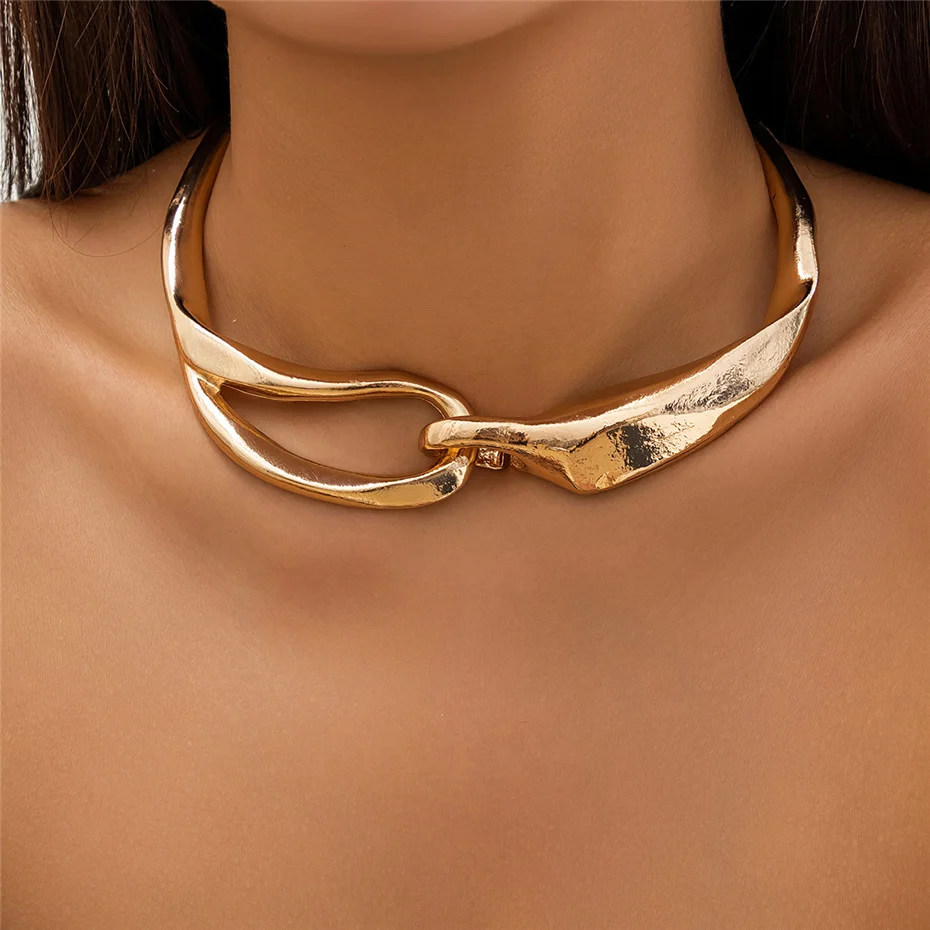 Marsha | Elegant Bold Texture Necklace