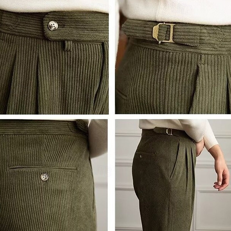 Merrick | Pleated Gurkha Trousers