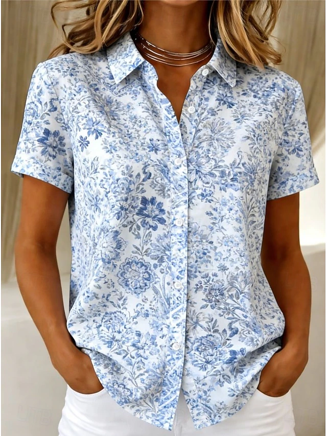Marguerite | Blossom Short-Sleeve Shirt