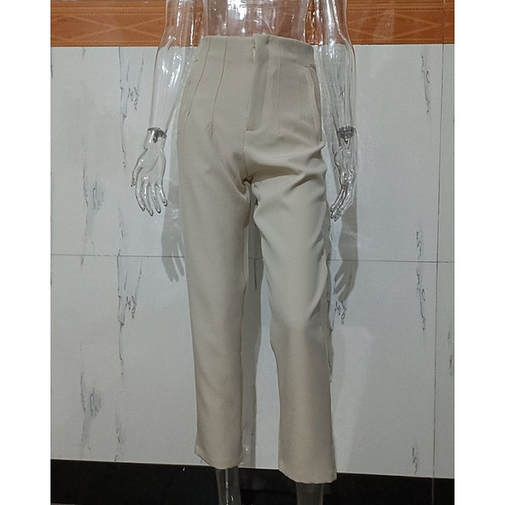 Adrienne | High-Waisted Tailored Trousers