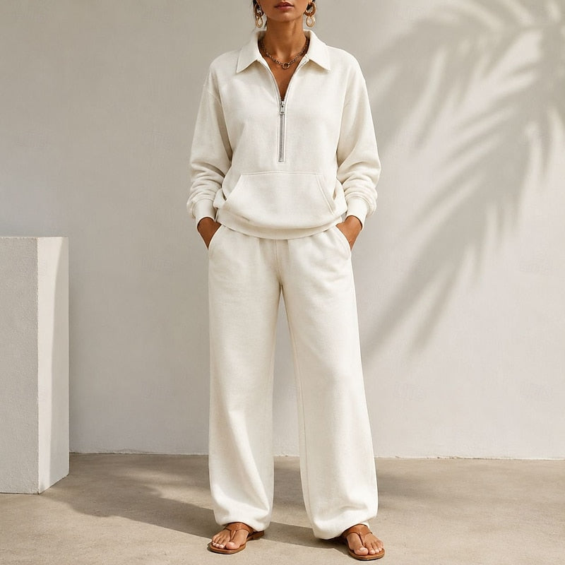 Waverly | Relaxed Zip-Collar Two-Piece Set