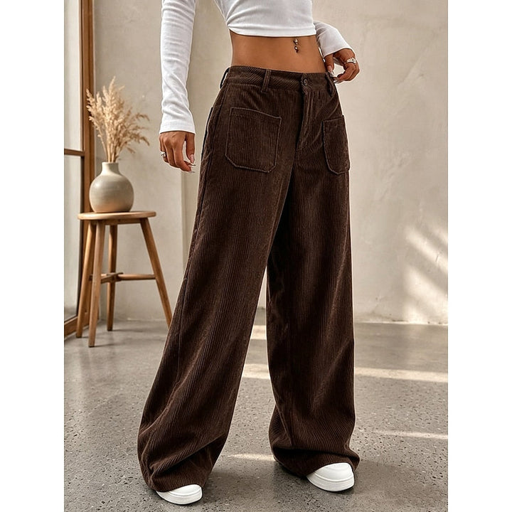 Selene | High-Waist Wide-Leg Trousers
