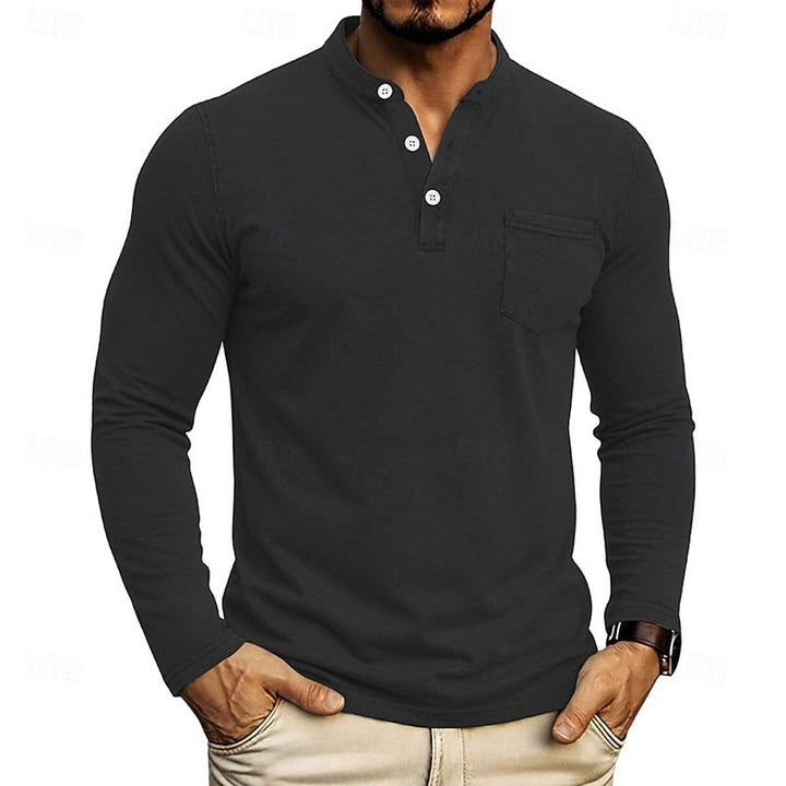 Weston | Classic Henley Long Sleeve Shirt