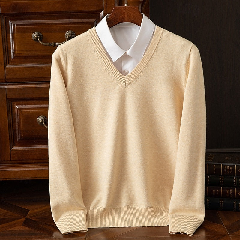 Clayton | Classic V-Neck Jumper