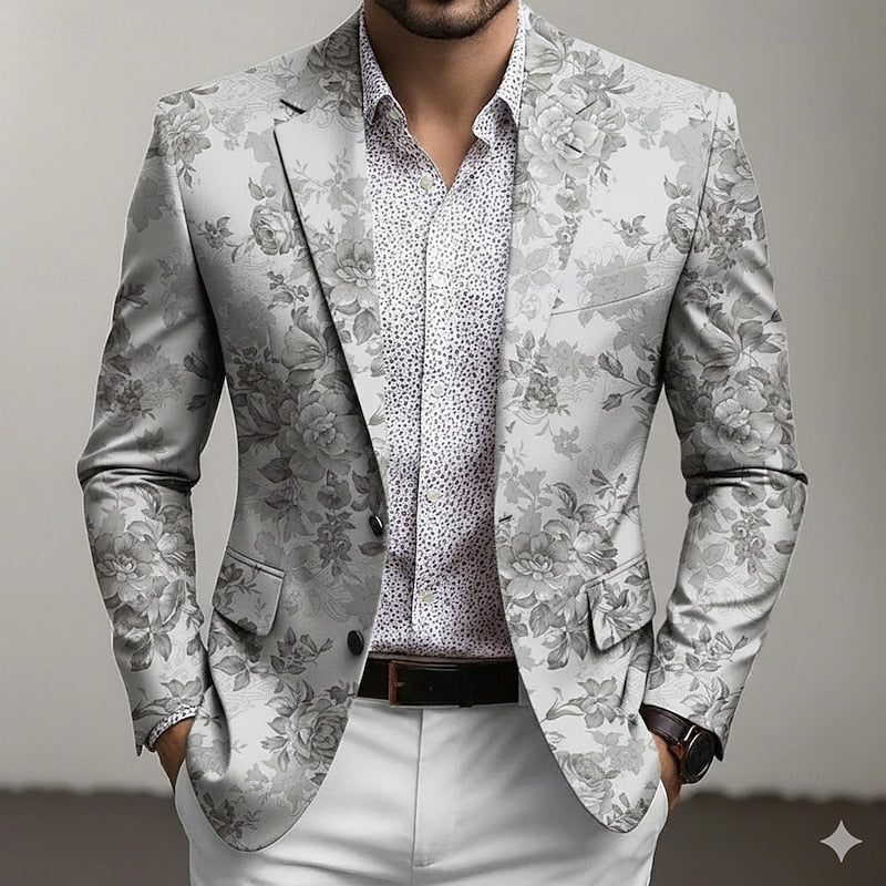 Beckett | Refined Floral-Print Blazer
