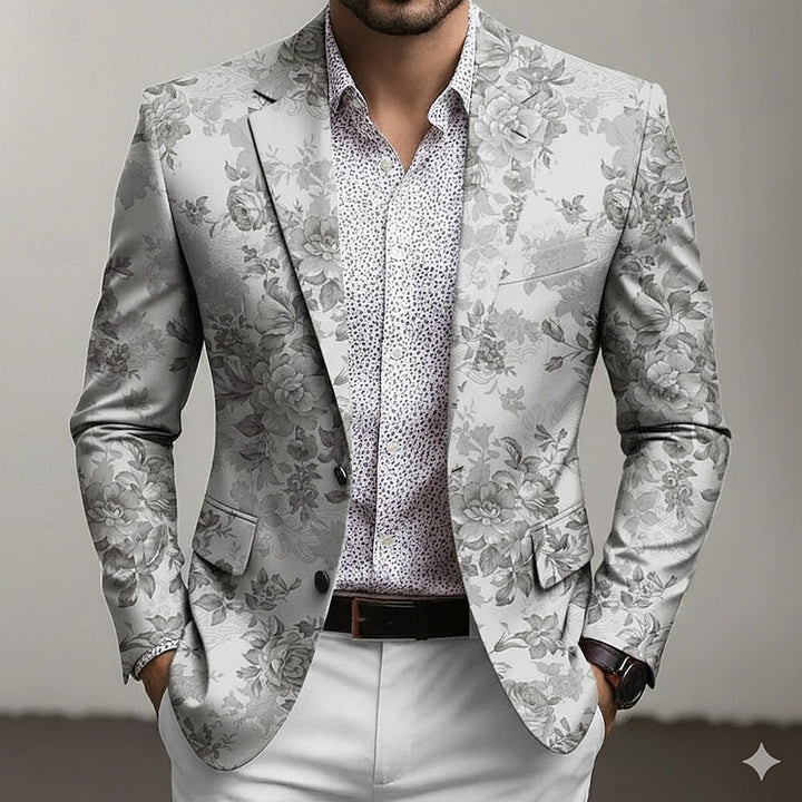 Beckett | Refined Floral-Print Blazer