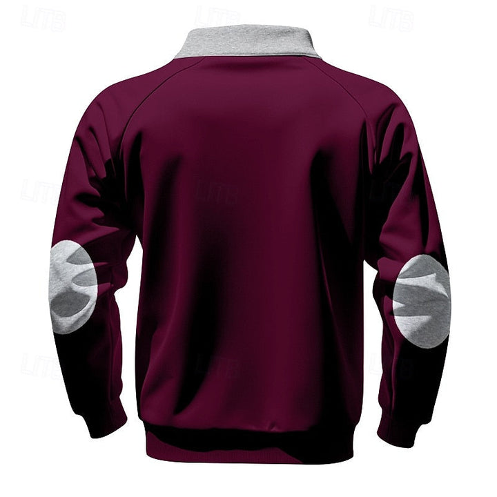 Keith | Quarter-Zip Colour Block Pullover
