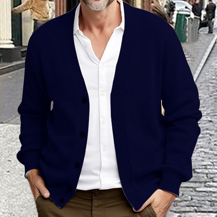 Emerson | Refined V-Neck Cardigan