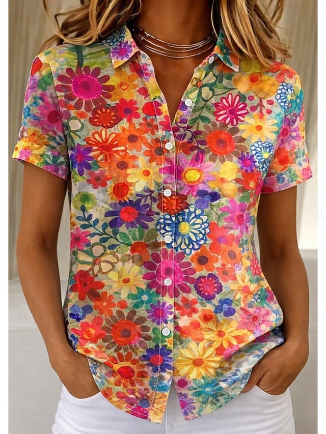 Marguerite | Blossom Short-Sleeve Shirt