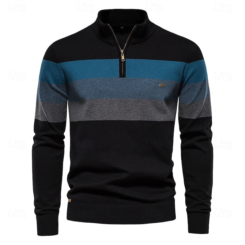 Gerald | Quarter-Zip Knit Jumper