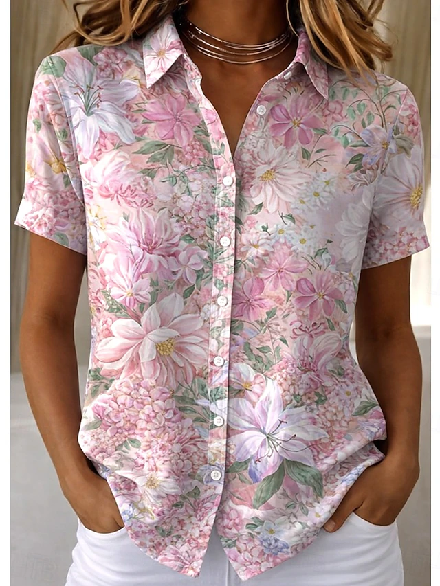 Marguerite | Blossom Short-Sleeve Shirt