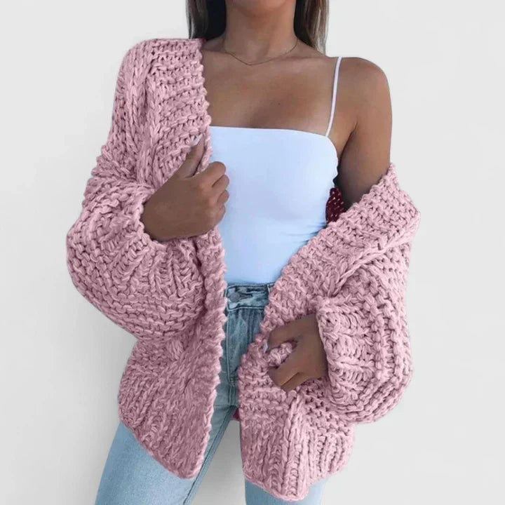 Cecily | Chunky Knit Cardigan