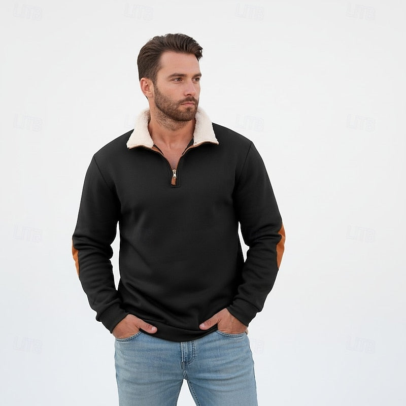 Sawyer | Standing Collar Half-Zip Pullover