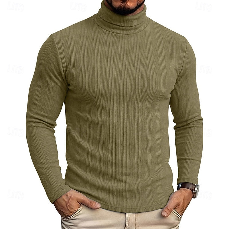 Rowan | Textured Turtleneck