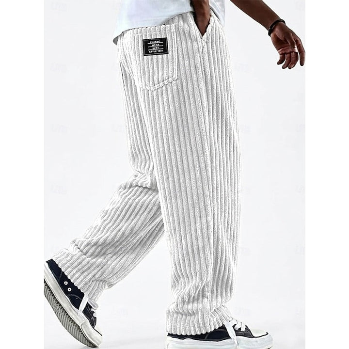 Bradford | Ribbed Straight-Leg Trousers