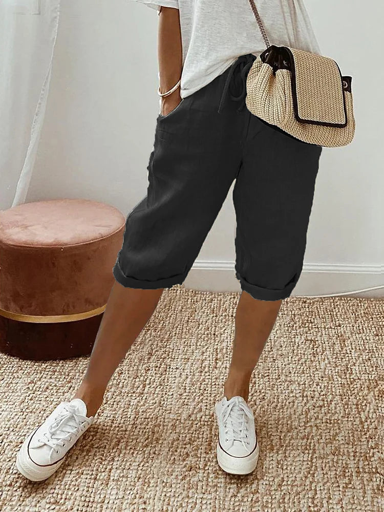Elise | Relaxed Knee-Length Shorts