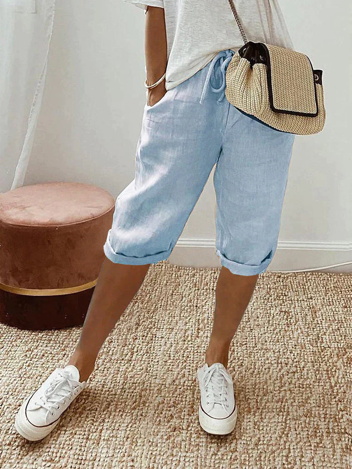 Elise | Relaxed Knee-Length Shorts