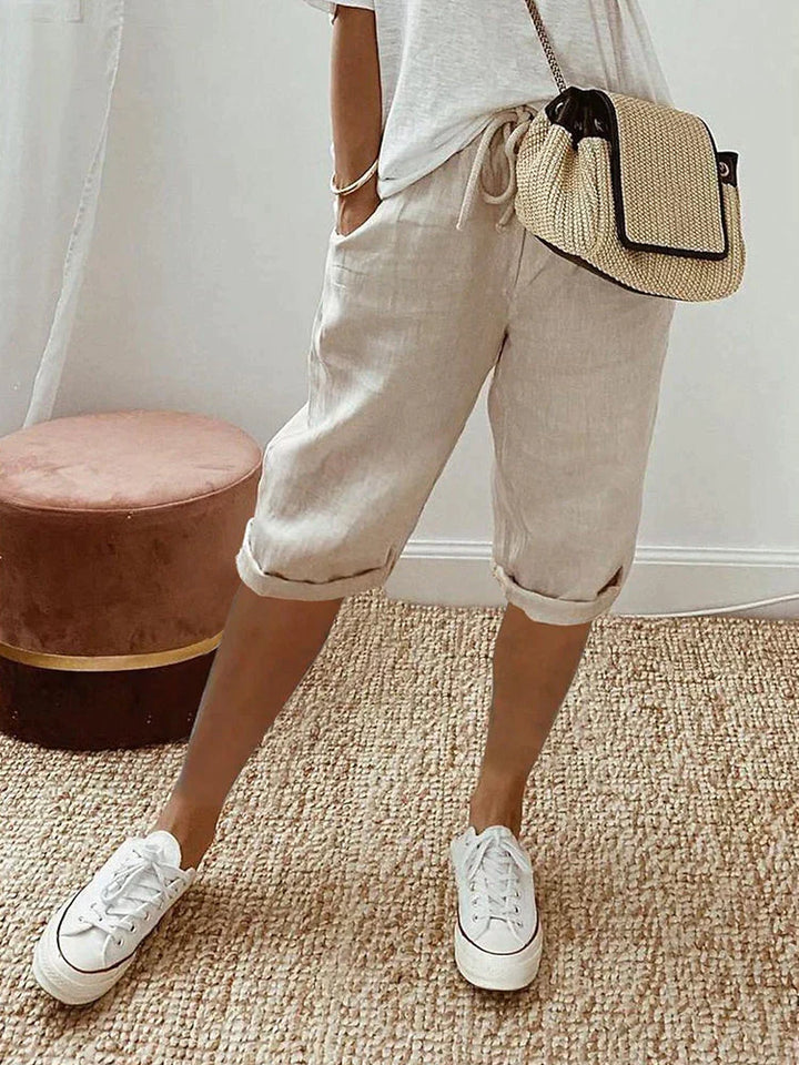 Elise | Relaxed Knee-Length Shorts