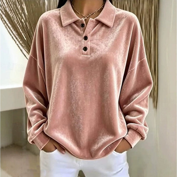 Darcy | Relaxed Collared Pullover