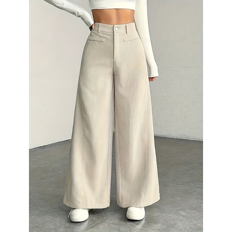 Coralie | Wide-Leg Tailored Trousers