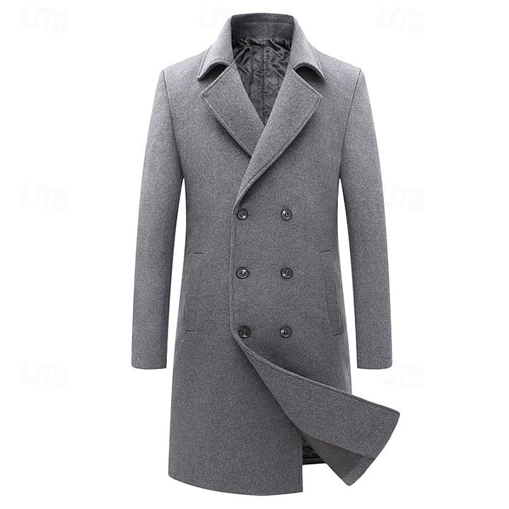 Malcolm | Refined Double-Breasted Overcoat