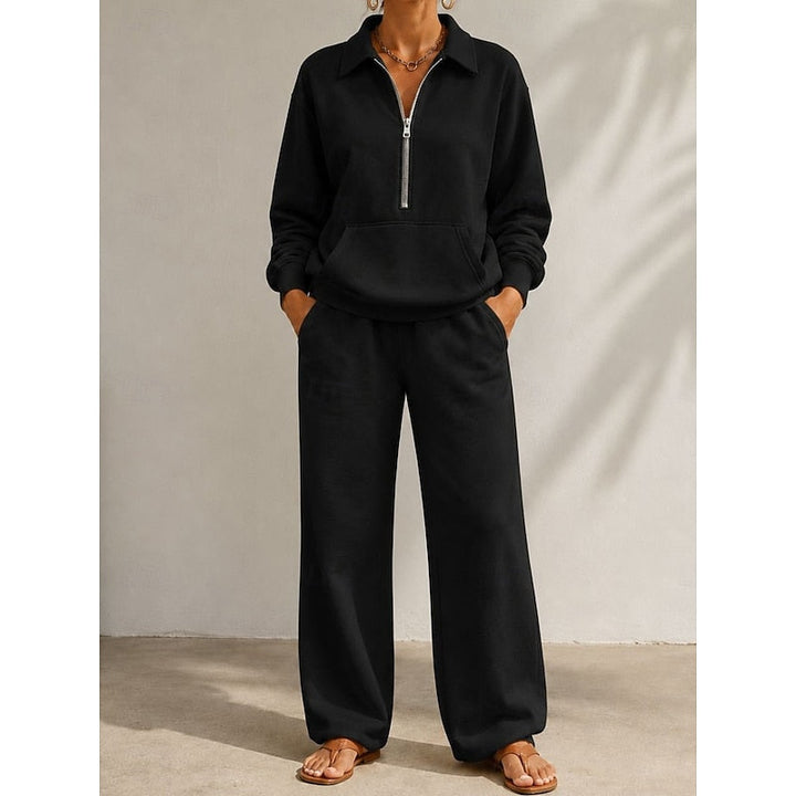 Naomi | Relaxed Half-Zip Two-Piece Set