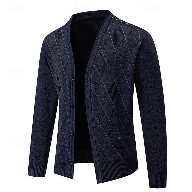 Weston | Refined Argyle Cardigan