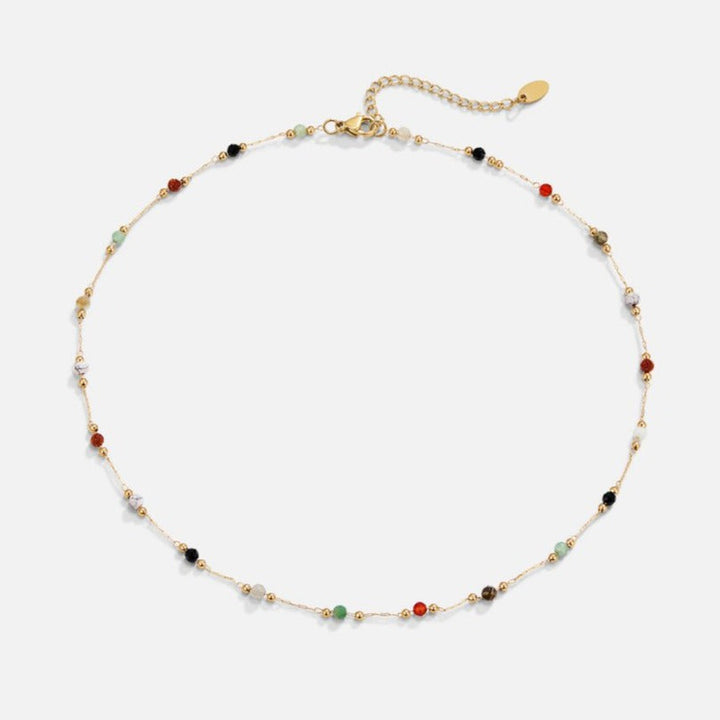 Donna | Elegant Beaded Minimalist Necklace