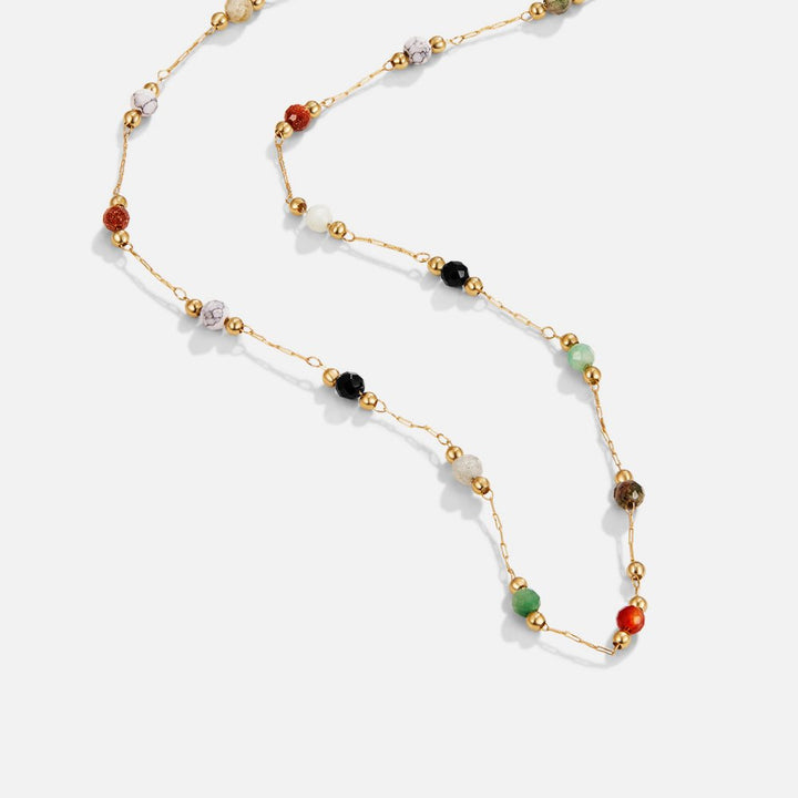 Donna | Elegant Beaded Minimalist Necklace