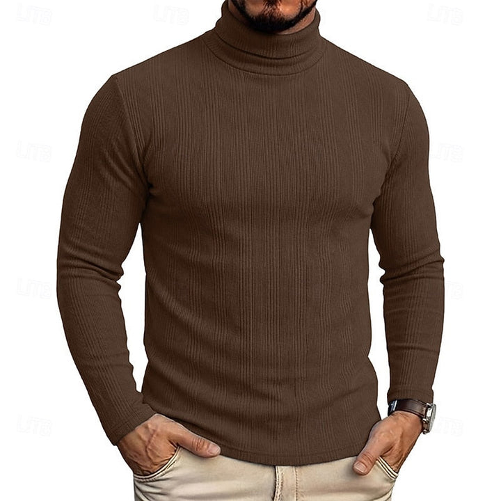 Rowan | Textured Turtleneck