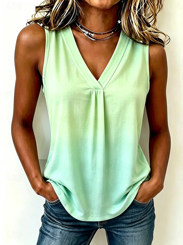 Brooke | Elegant V-Neck Tank Top