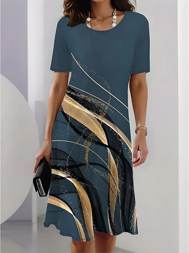 Tessa | Elegant Flowing Midi Dress