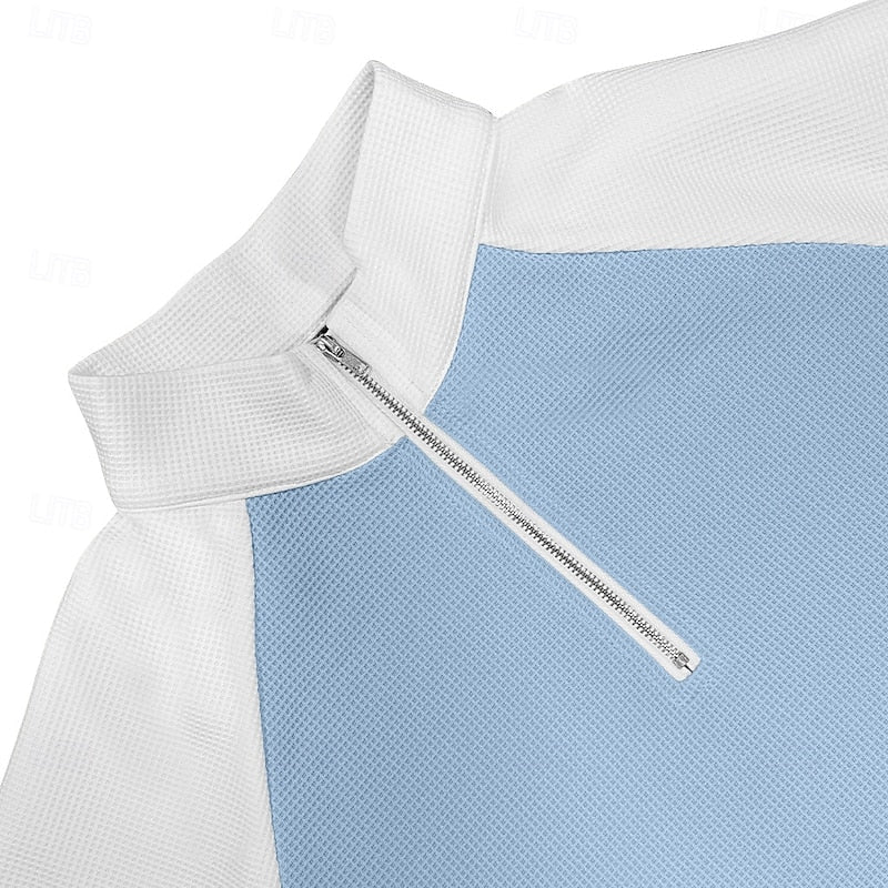 Lincoln | Textured Quarter-Zip Pullover
