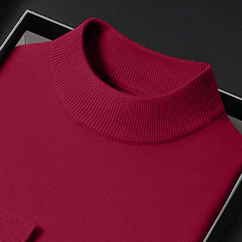 Winston | Refined Mock Neck Jumper