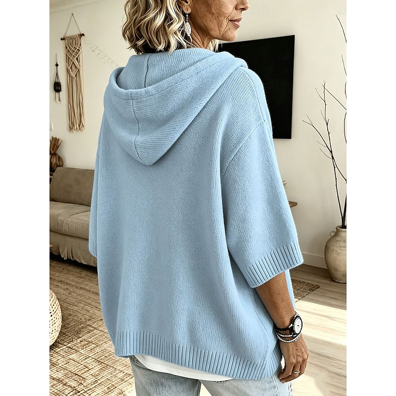 Brooklyn | Relaxed Hooded Knit Jumper