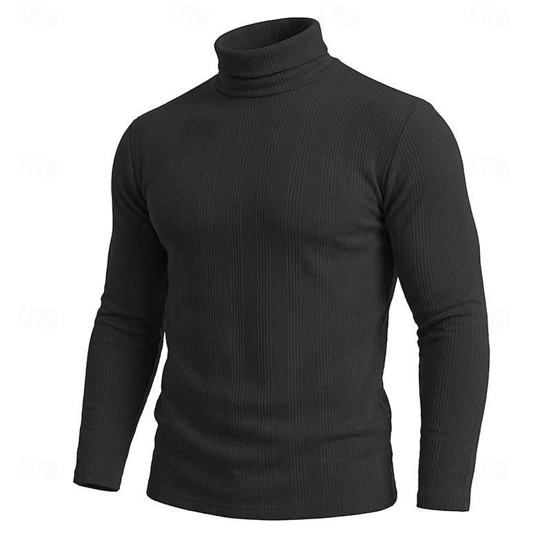 Rowan | Textured Turtleneck